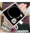 Bracciale Cane Bulldog con Incisione Personalizzata