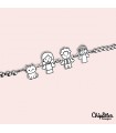 Bracciale Famiglia Family Argento 925