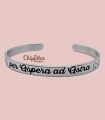 Bracciale Personalizzato con Incisione Nome Frase Acciaio Inox